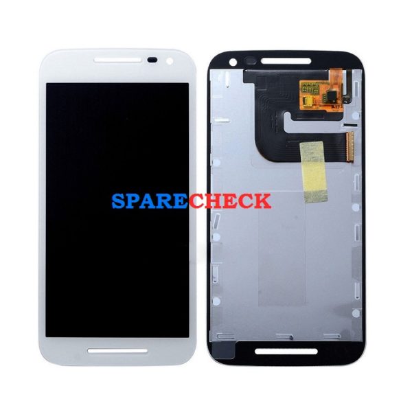Moto g3 white display