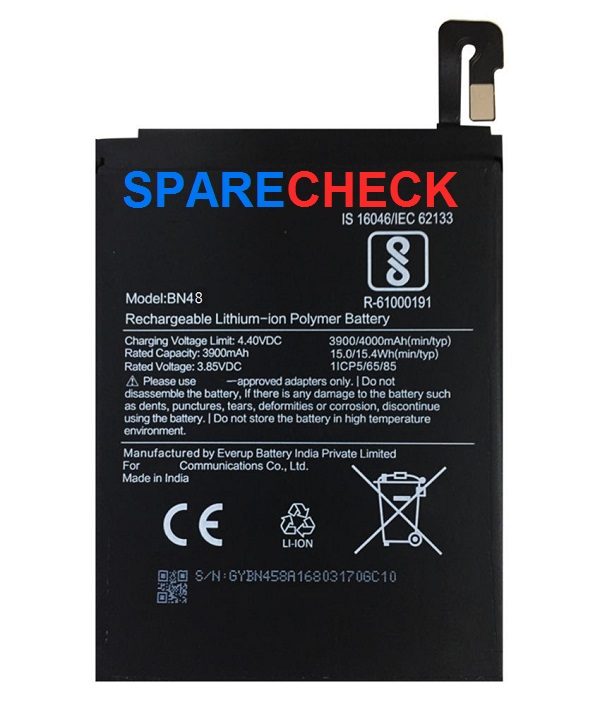 Note 6 pro battery