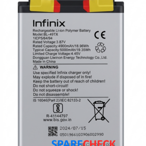Infinix Note 30 5G Battery | 100% Original Back Up
