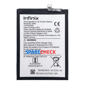 Infinix Note 12 Pro Battery | 100% Original Back Up