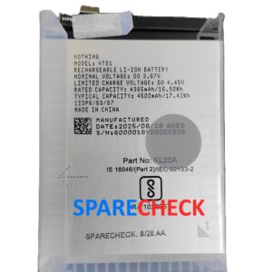 NOTHING 1 Battery | 100% Original Back Up