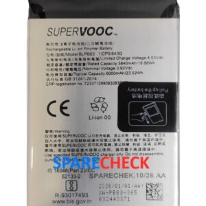 Oppo F29 Pro Battery | 100% Original Capacity
